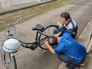 自転車点検1