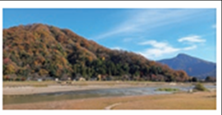 村国山と日野川